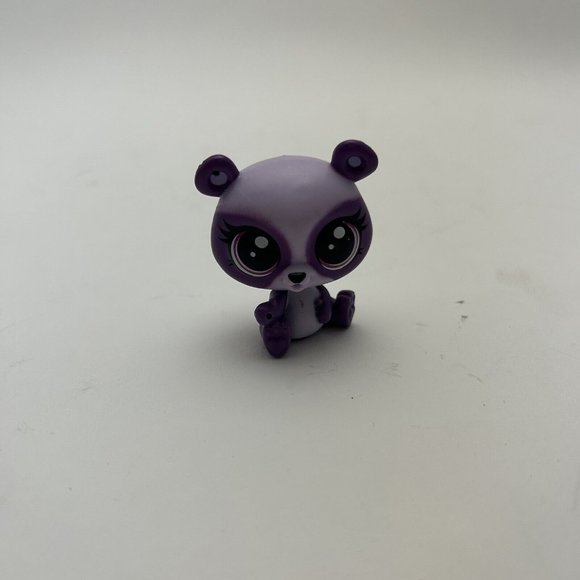 Littlest Pet Shop PENNY LING #254 Purple PANDA Bear LPS - Picture 1 of 4